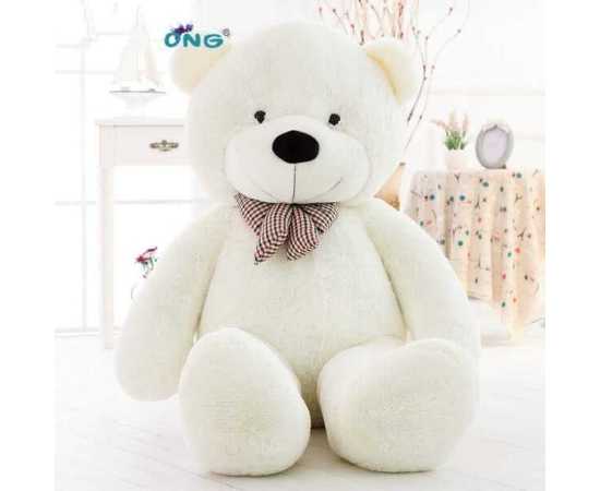 Jeddah 4.5 Feet Big White Teddy Bear For Birthdays, Birthdays, Valentine's Day Gifts