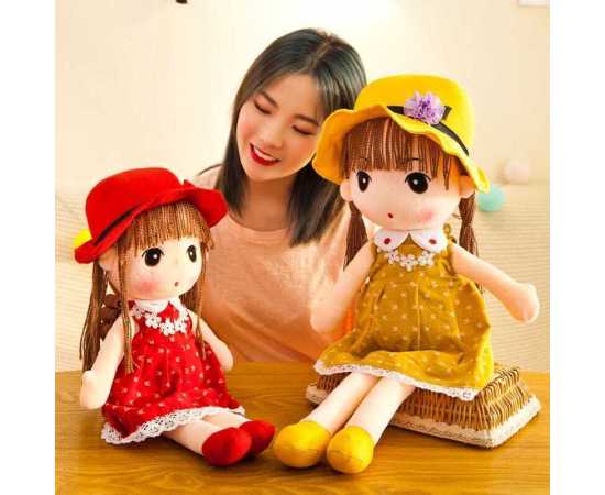 45cm Kids Princess Stuffed and Plush Doll Toys Girls Lovely Baby Plush Doll Birthday Gifts for Girls