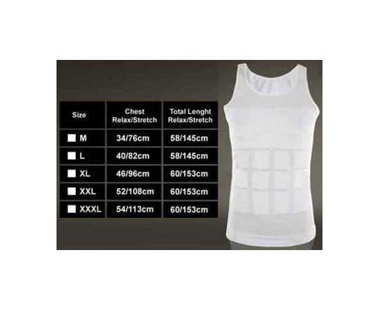 Slim for Men Slim Sando Vest Real Cammy Sleeveless Body Shaper Waist