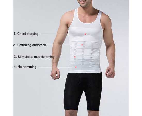 Slim for Men Slim Sando Vest Real Cammy Sleeveless Body Shaper Waist