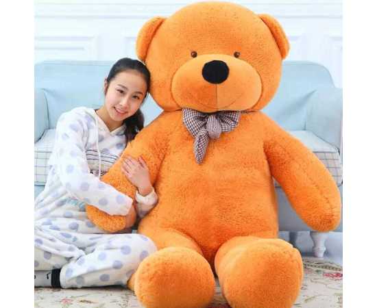Jeddah 4.5 Feet Large Light Brown Teddy Bear For Birthdays & Valentine's Day Gifts