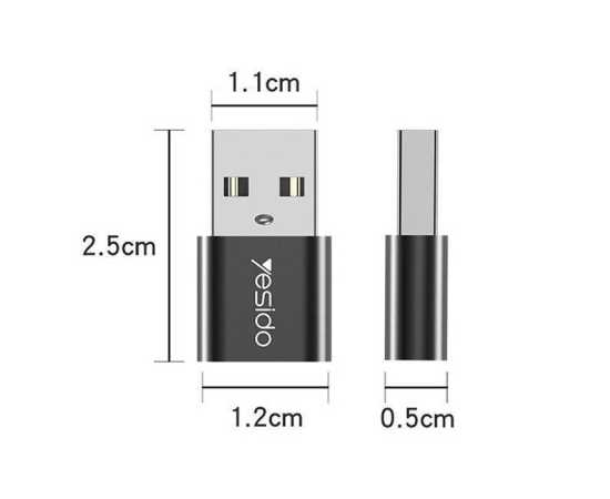 Yesido USB Type C Cable OTG Adapter Converter