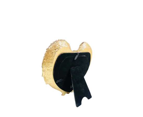 Heart Design Golden Photo Frame