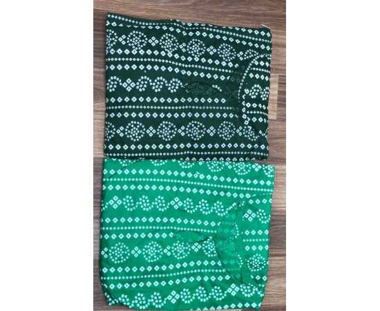 Independence Day Summer Linen Chuniri Printed 2 PCS Suit Stitched