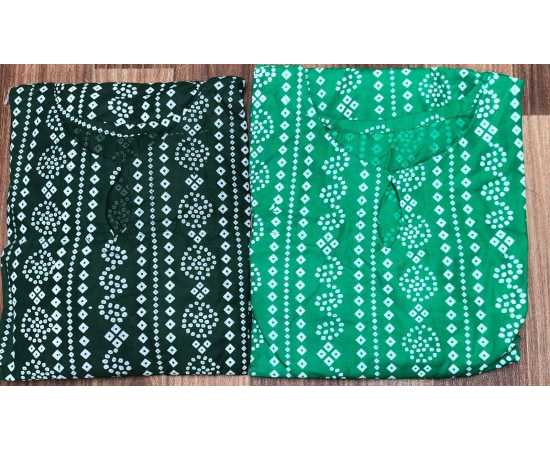Independence Day Summer Linen Chuniri Printed 2 PCS Suit Stitched