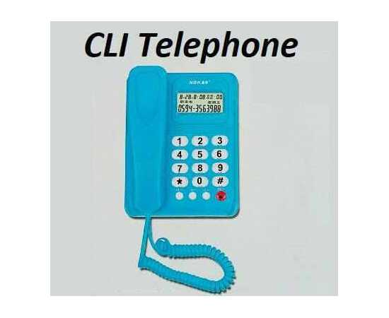 Mini PTCL Landline# Phone With CLI Caller ID Display Telephone Set LCD screen Compatible With PABX Exchange