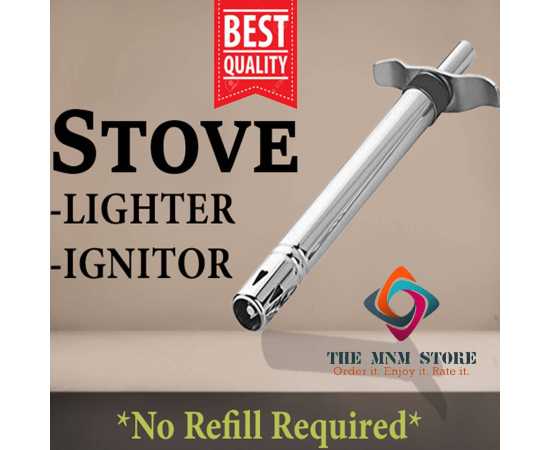 Electronic Stove Lighter - Silver