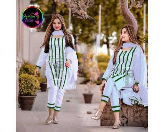 Independence Day 2 PCS Suit Stitched