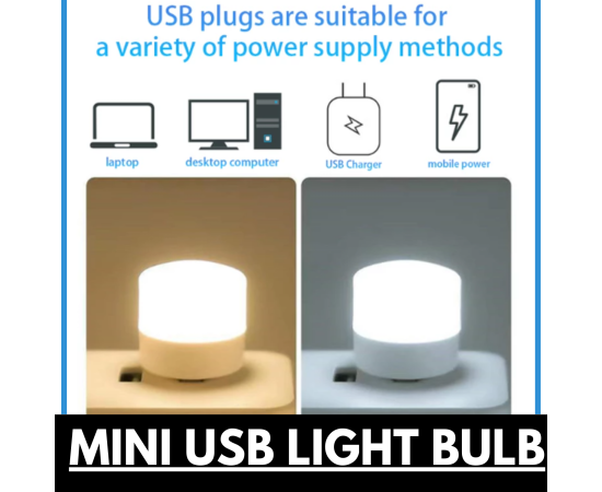 USB Mini Night Light Portable LED Light - 1W