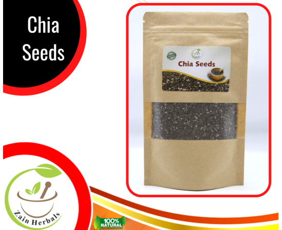 Zain Herbals - Organic Chia Seeds Full Of Omega - 1Kg Zain Herbals - Organic Chia Seeds Full Of Omega - 1Kg