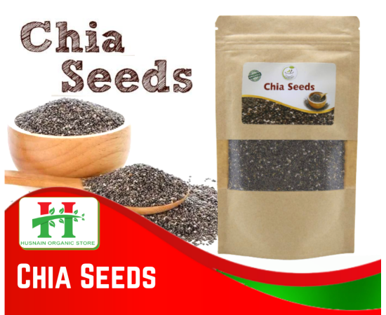 Husnain Organic Store Organic Chia Seeds Weight Loss - 1Kg