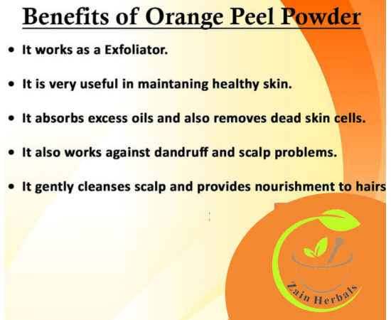 Zain Herbals | Orange Peel Powder 125G & Neem Acne Mask 125G