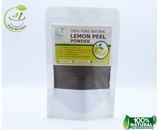 Zain Herbals | Lemon Powder | Draw Out Impurities - 50gm