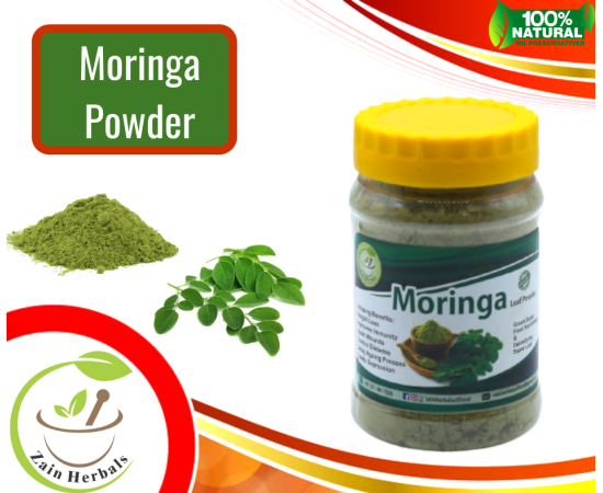 Zain Herbals Moringa Leaf Powder - 100gm Zain Herbals Moringa Leaf Powder - 100gm