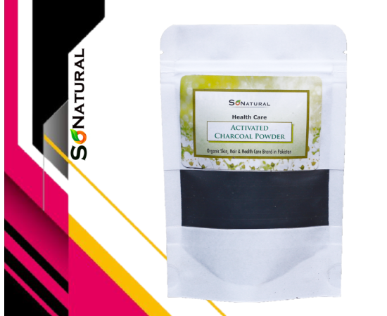 SoNatural - Activated Charcoal Powder - Teeth Whitening- Detox - Food Grade Teeth Whitening - 50G