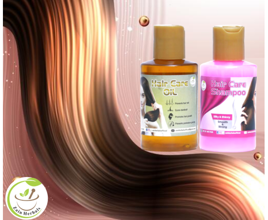 Zain Herbals - Hair Care Oil 120Ml & Hair Care Shampoo 120Ml (Pack Of 2)