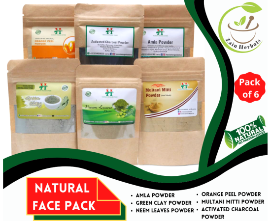 Zain Herbals | Herbal Face Pack | Skin Care Mask | Glowing Skin | Healthy Skin