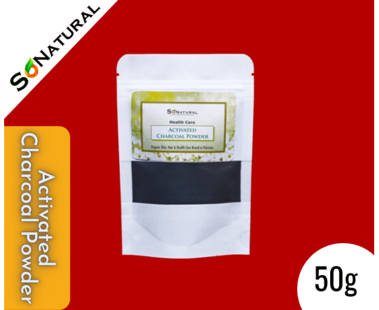SoNatural - Activated Charcoal Powder - Teeth Whitening- Detox - Food Grade Teeth Whitening - 50G
