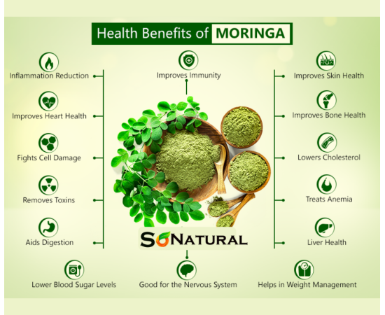 SoNatural - Organic Moringa Powder Weight Loss - 100G