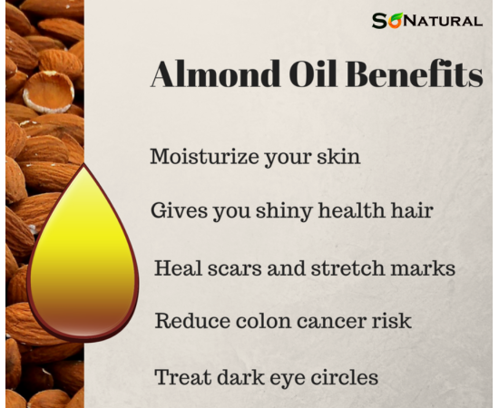 SoNatural - Combo Almond Oil & Olive Oil 120Ml | 100% Pure - 60Ml