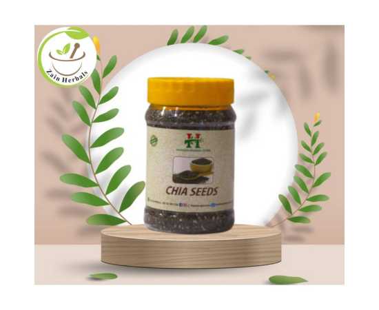 Zain Herbals  Organic Chia Seeds Weight Loss Vitamin Minerals - 100G