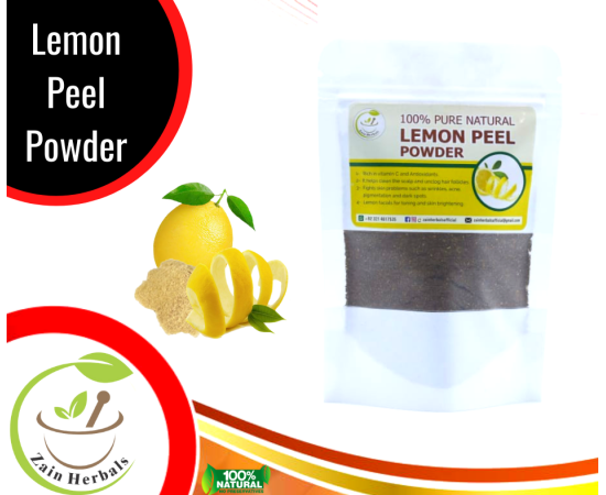 Zain Herbals | Lemon Powder | Draw Out Impurities - 50gm