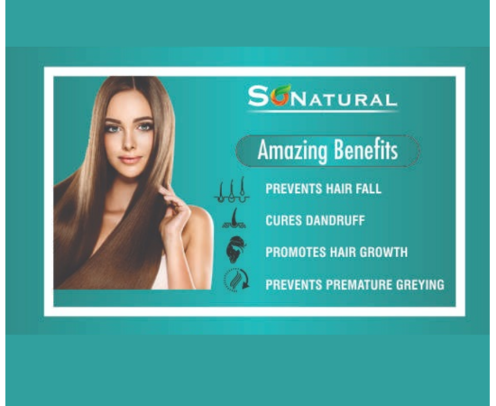 SoNatural Hair Care Oil - Long & Shiny Hairs-Natural Hair Growth Oil For Men & Women (4 Days Challenge) - 120Ml