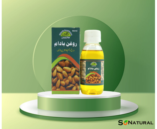 SoNatural Almond Oil - 100% Pure | Natural -  60Ml