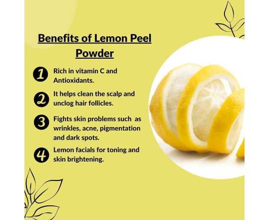 Zain Herbals | Lemon Powder | Draw Out Impurities - 50gm
