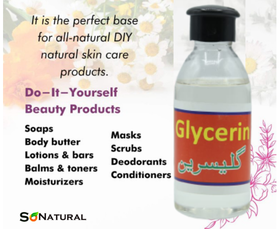 SoNatural Glycerin 100% Natural - 120Ml