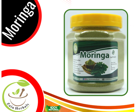 Zain Herbals - Organic Moringa Leaf Powder - 130G