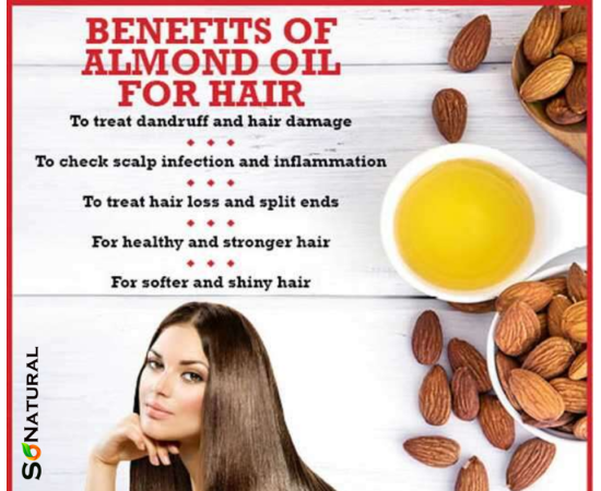 SoNatural Almond Oil - 100% Pure | Natural -  60Ml