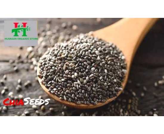 Husnain Organic Store Organic Chia Seeds Weight Loss - 1Kg