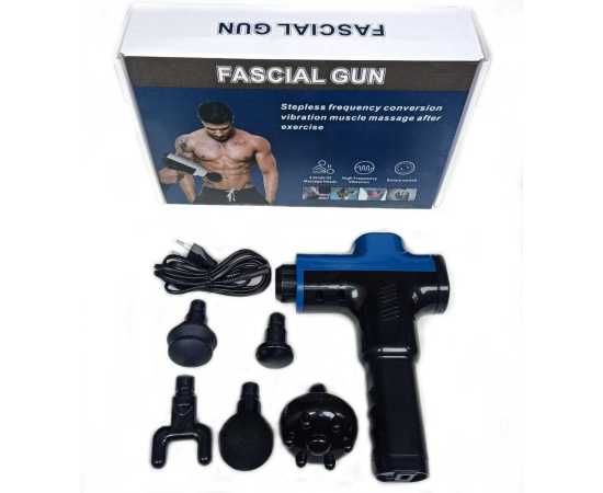 Deep Tissue Massager Imported 5 Massage Heads Rotary Switch Facial Gun