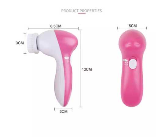 5 In 1 Face Massager And Cleanser Battery Operated