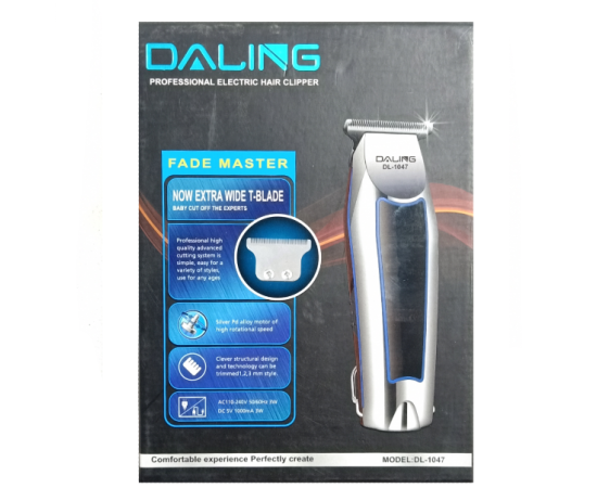Daling Dl-1047 Electric Rechargeable Hair And Beard Trimmer