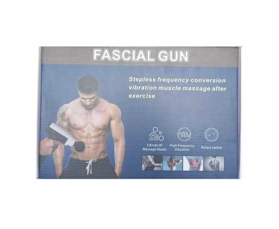 Deep Tissue Massager Imported 5 Massage Heads Rotary Switch Facial Gun