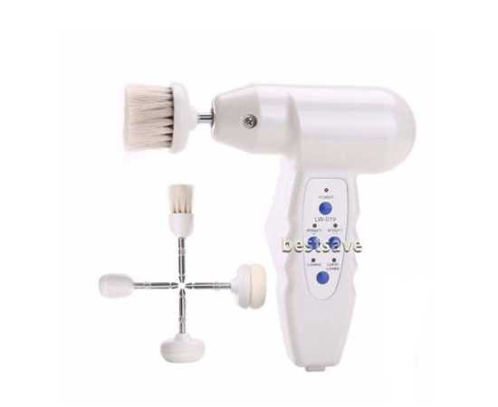 5 In1 Facial Scrub Machine Electric Rotating Brushes Facial Wash Cleansing Equipment Skin Cleanser Face Care Massager