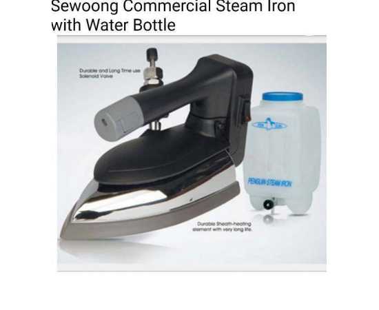 Silver Star / Sewoong / Ch / Orchid Commercial Steam Iron With Water Bottle Gravity Feed Steam Press Iron