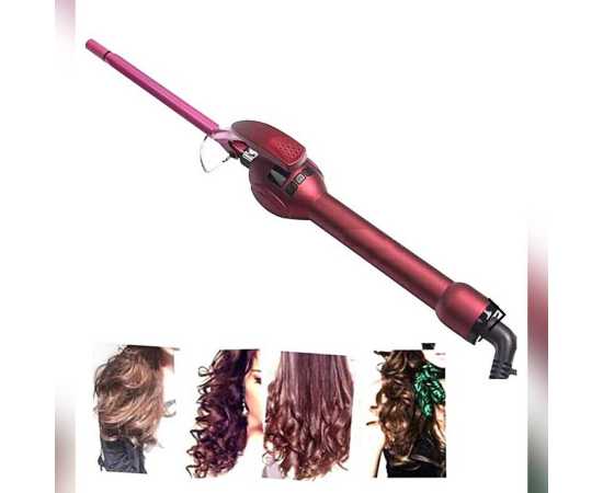 9Mm Professional Salon Ceramic Curling Iron 30W Temperature Adjustment Deep Waver Curling Wand Hair Curler Rollers