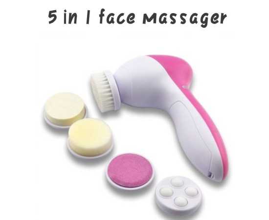 5 In 1 Face Massager And Cleanser Battery Operated