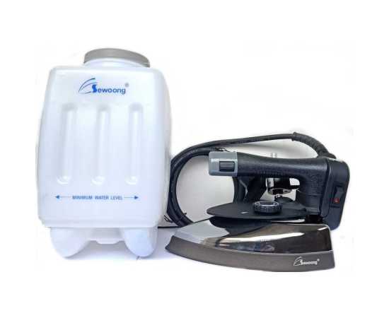 Silver Star - Orchid Commercial Steam Iron With Water Bottle -  1300 watts