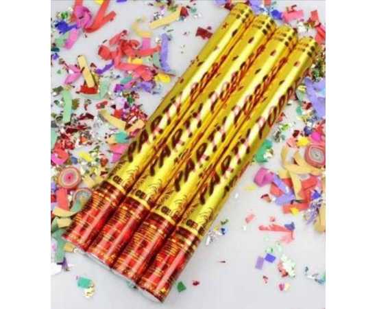 Pack Of 2 - Party Poppers Large - Party Shooter For Birthday Celebration And Party