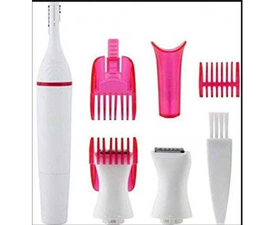 Sensitive Touch Ladies Trimmer 5 In 1 Hair Removal Tools Battery Operated