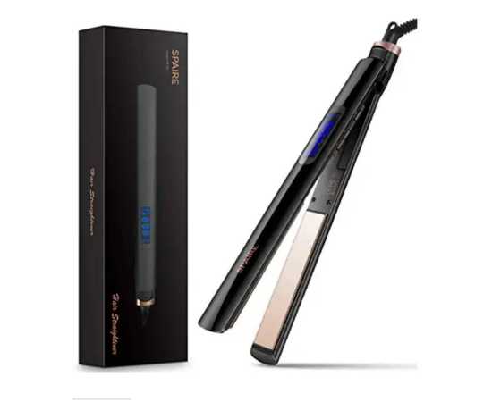 Spaire Hair Straightener Brush For Women - Black