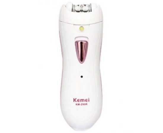Kemei - Rechargeable Epilator For Women - White