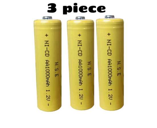 Multiuse 3 Pieces Rechargeable Battery For Electric Devices