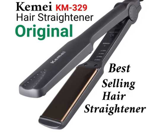 Kemei - Professional Hair Straightener Brush For Women