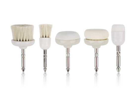 5 In1 Facial Scrub Machine Electric Rotating Brushes Facial Wash Cleansing Equipment Skin Cleanser Face Care Massager