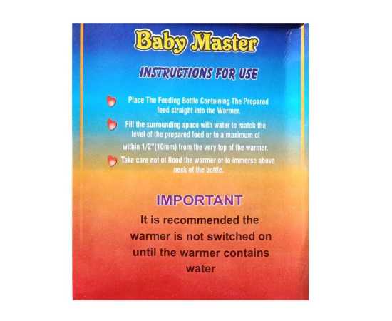 Baby Masterr Electric Feeder And Bottle Warmer Food Warmer With Thermostat| Keep Milk Warm All Night